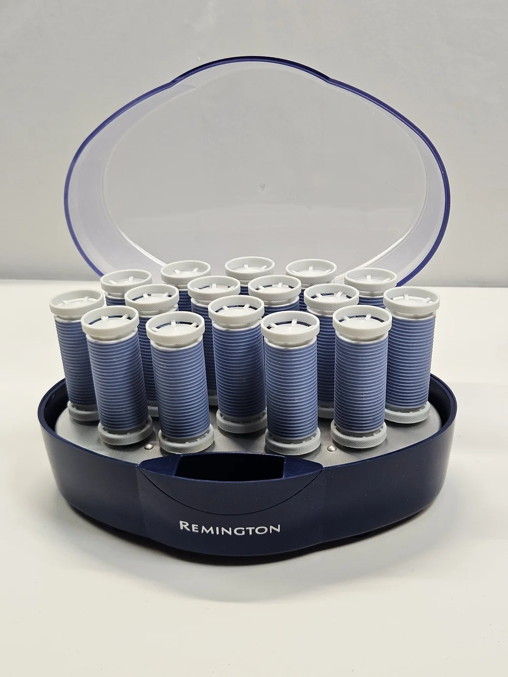 Remington H-1048 Smart Setter Hot Rollers 20 Curlers Wax Core Ionic Heated Set